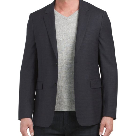 Theory Other - Theory Zion Black Blazer Wool Deconstructed 36